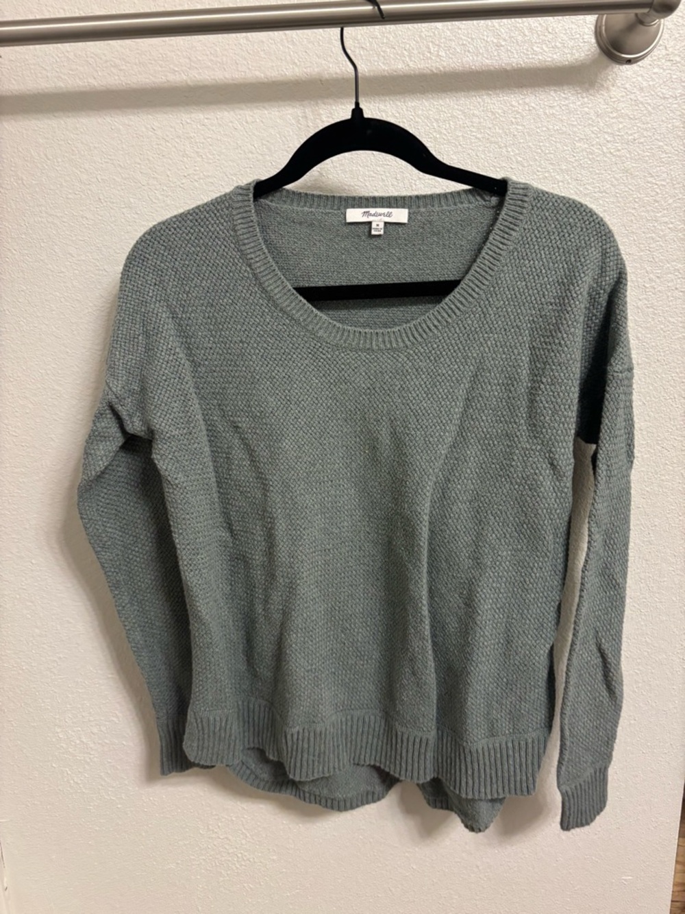 Madewell Sage Green Crewneck Sweater